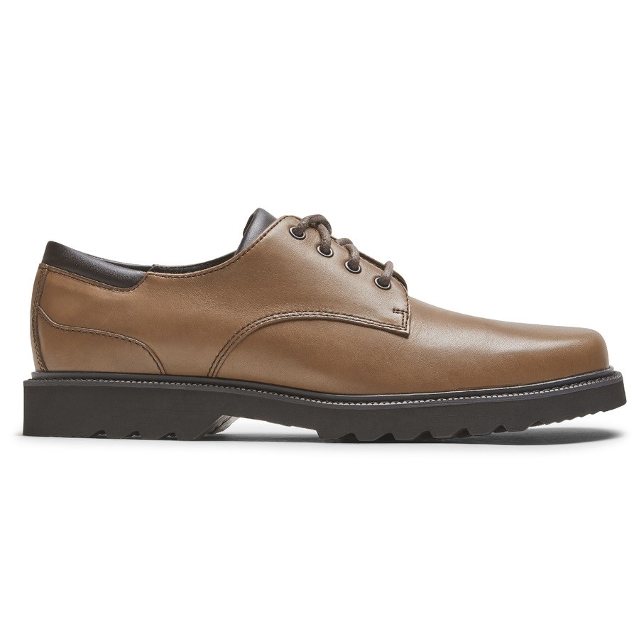 Sapatos Oxford Rockport Outlet Portugal Northfield Impermeaveis Homem Marrom